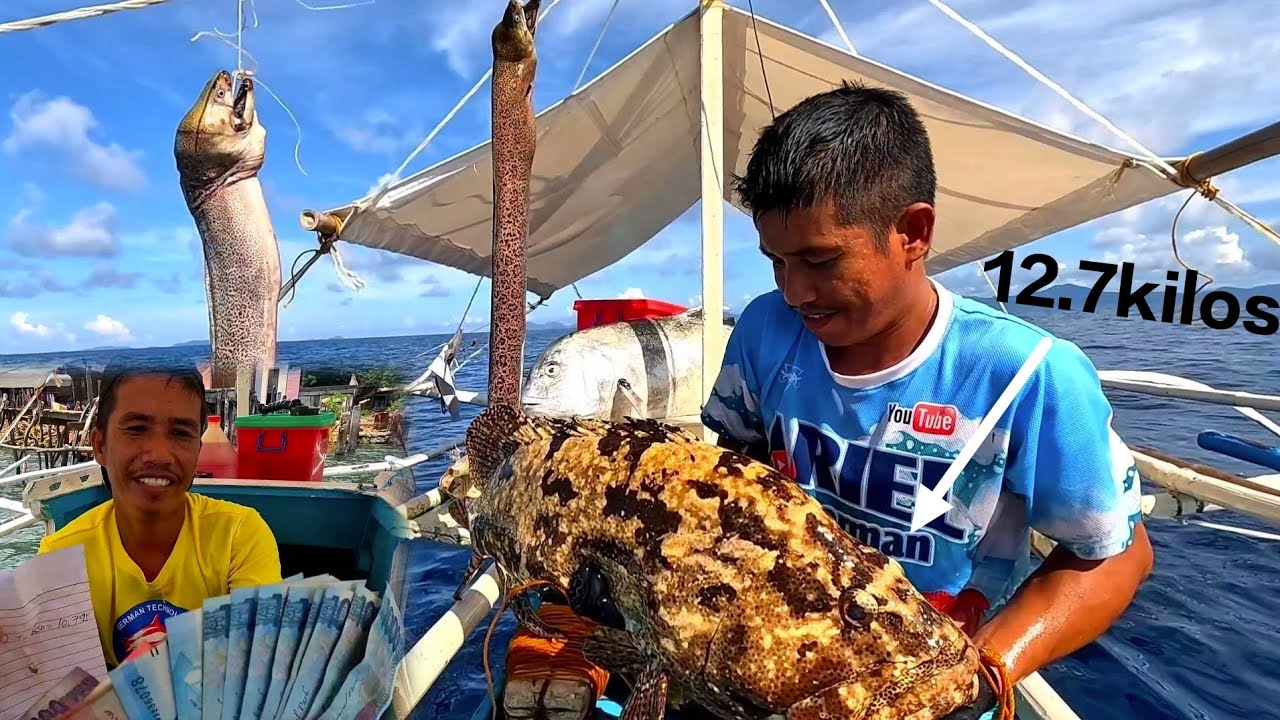 10,795 ang kinita hindi kame kapa niwala sa laki ng Grouper  catch & sell