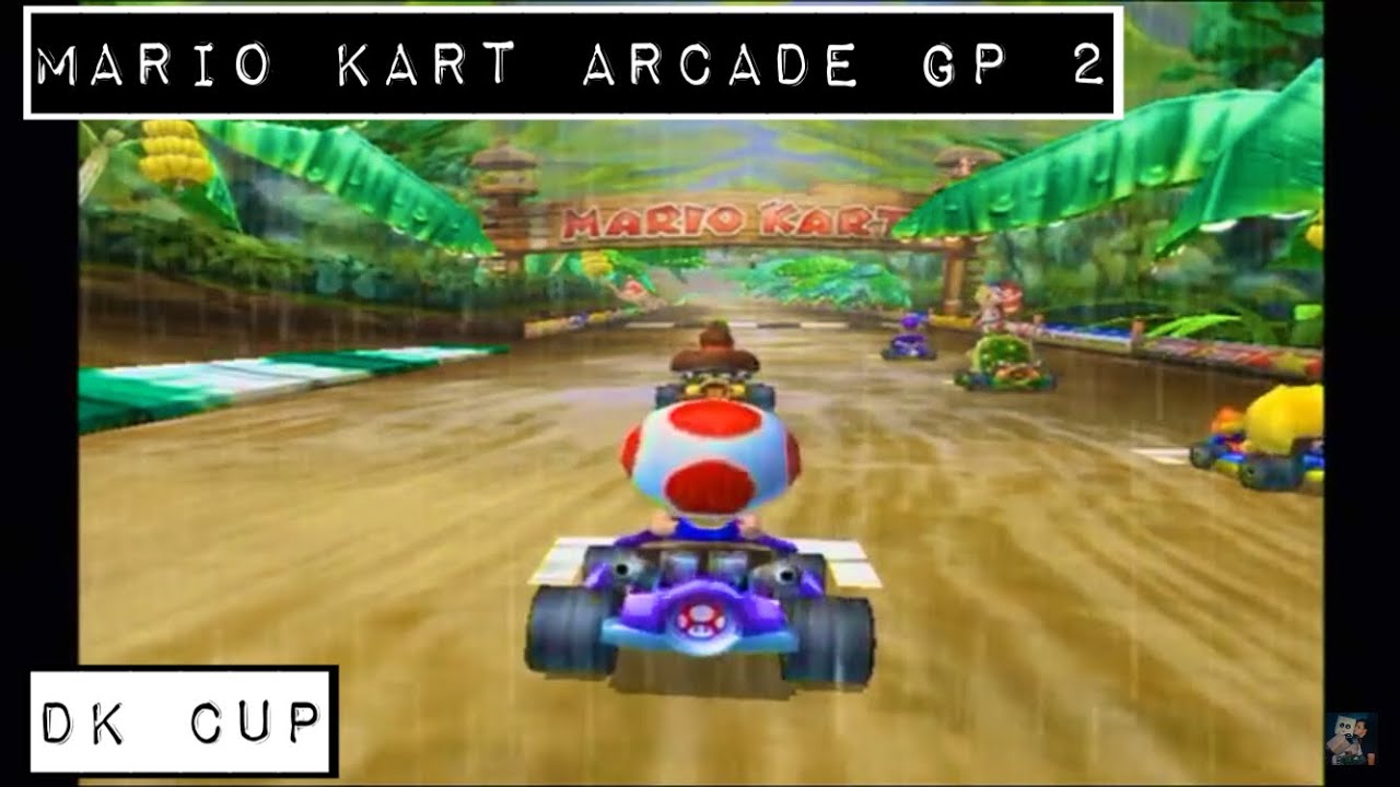 Mario Kart Arcade GP 2 - DK Cup - Playthrough 100cc