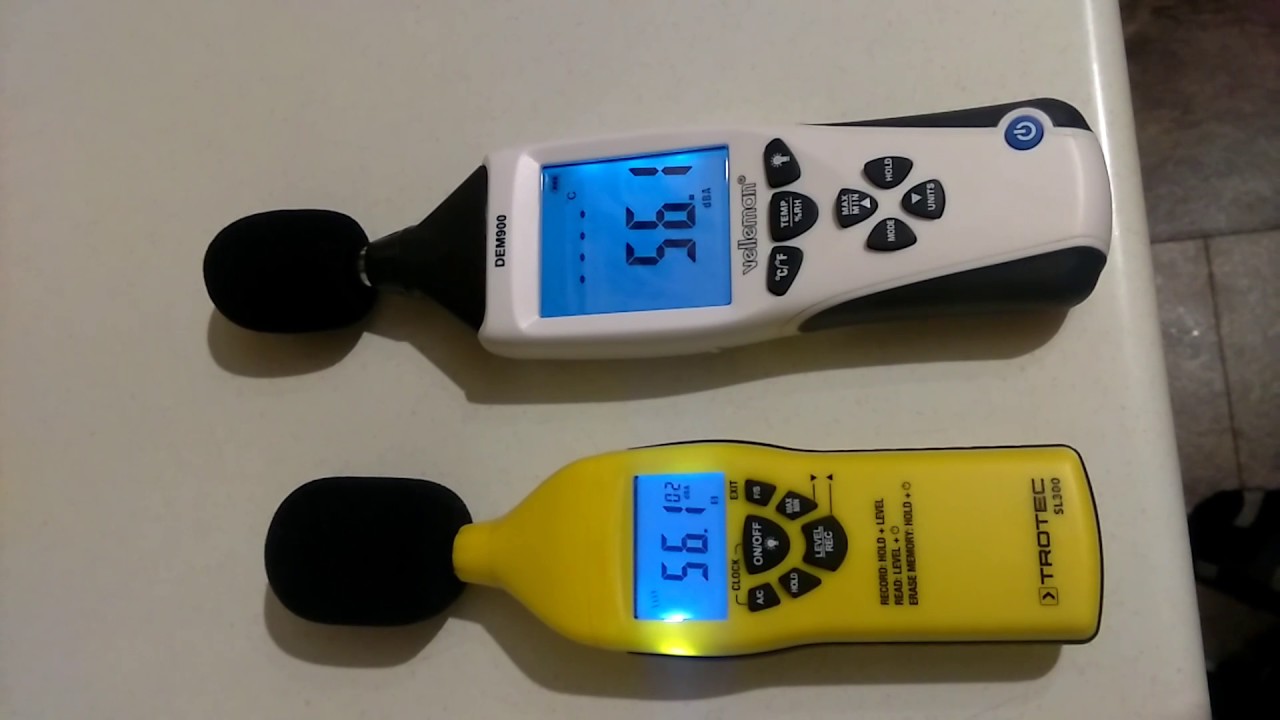 Class 2 sound level meter vs velleman 5 in 1 environment meter dba
