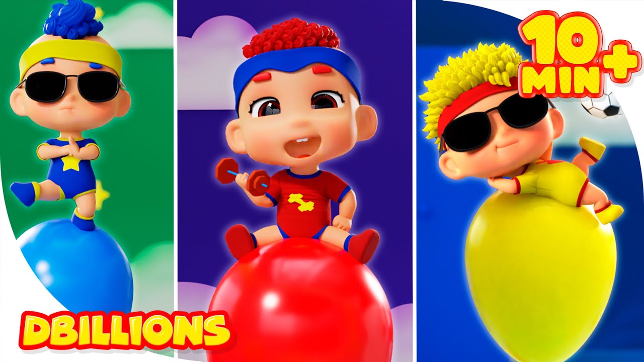 Explota los Globos con Bebés DB + Más D Billions Canciones Infantiles