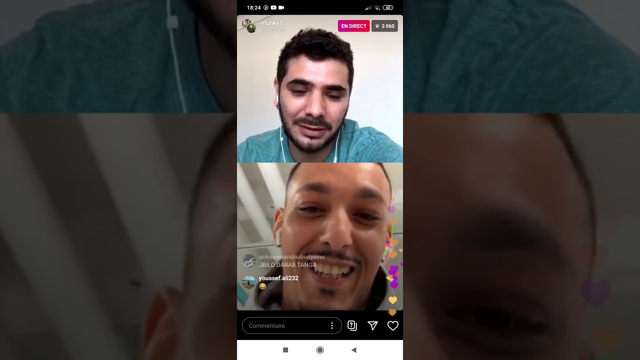 لايف فودكا وبيناتز 😂😂😂 live instagram vodka & pinatz