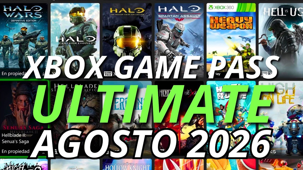XBOX GAME PASS ULTIMATE - AGOSTO 2026 - Todo el cat&aacute;logo #GamePassUltimate