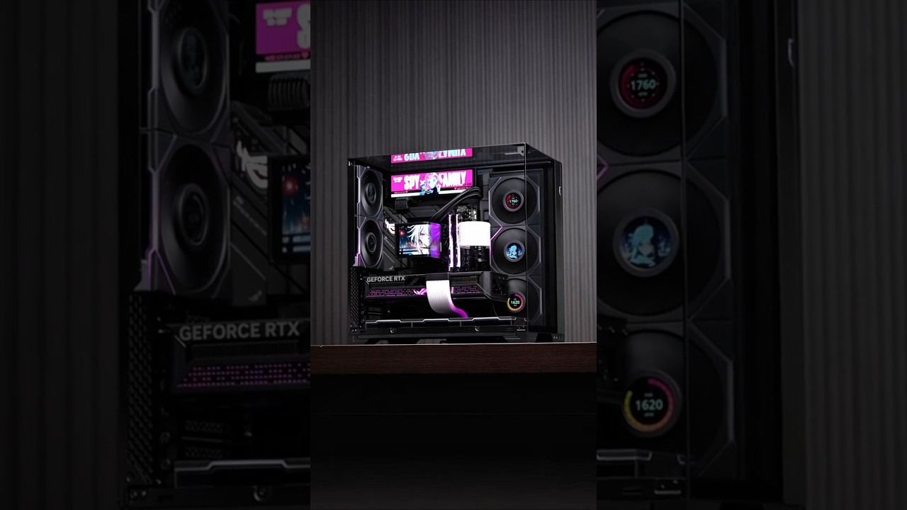 Building the Ultimate Gaming PC🤴 AMD R7 9800X3D & RTX 5070 TI😵 #techreview #gamingpc #pcbuild #amd