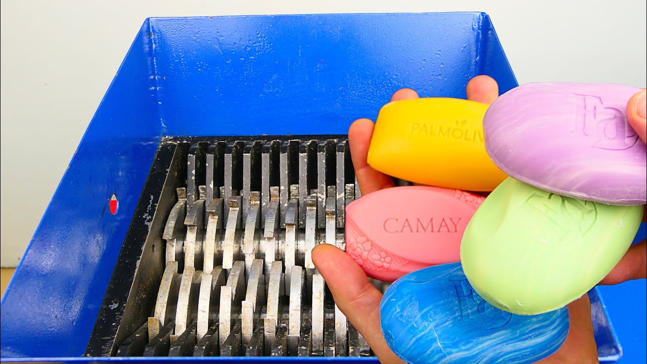 Soap vs Shredder! Satisfying ASMR Video!