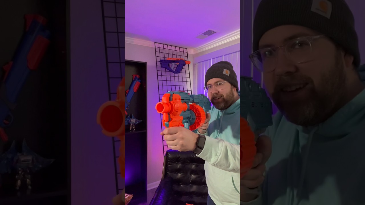 Стрельба из Nerf Elite 2.0 Shockwave