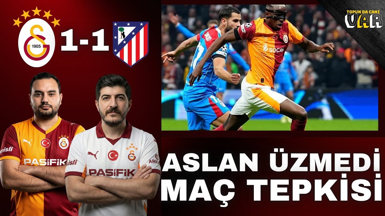 GALATASARAY 1-1 A. MADRID MAÇ TEPKİSİ | SON DAKİKADA KAÇAN GOL HEPİMİZİ YIKTI! 😱