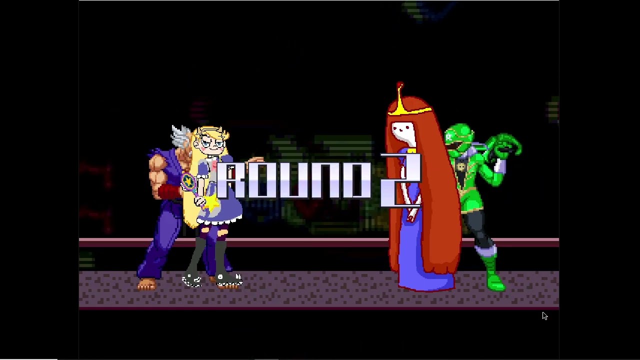 Mugen Battle #3113: Star Butterfly & Heihachi Mishima vs Princess Bubblegum & Gokai Pink