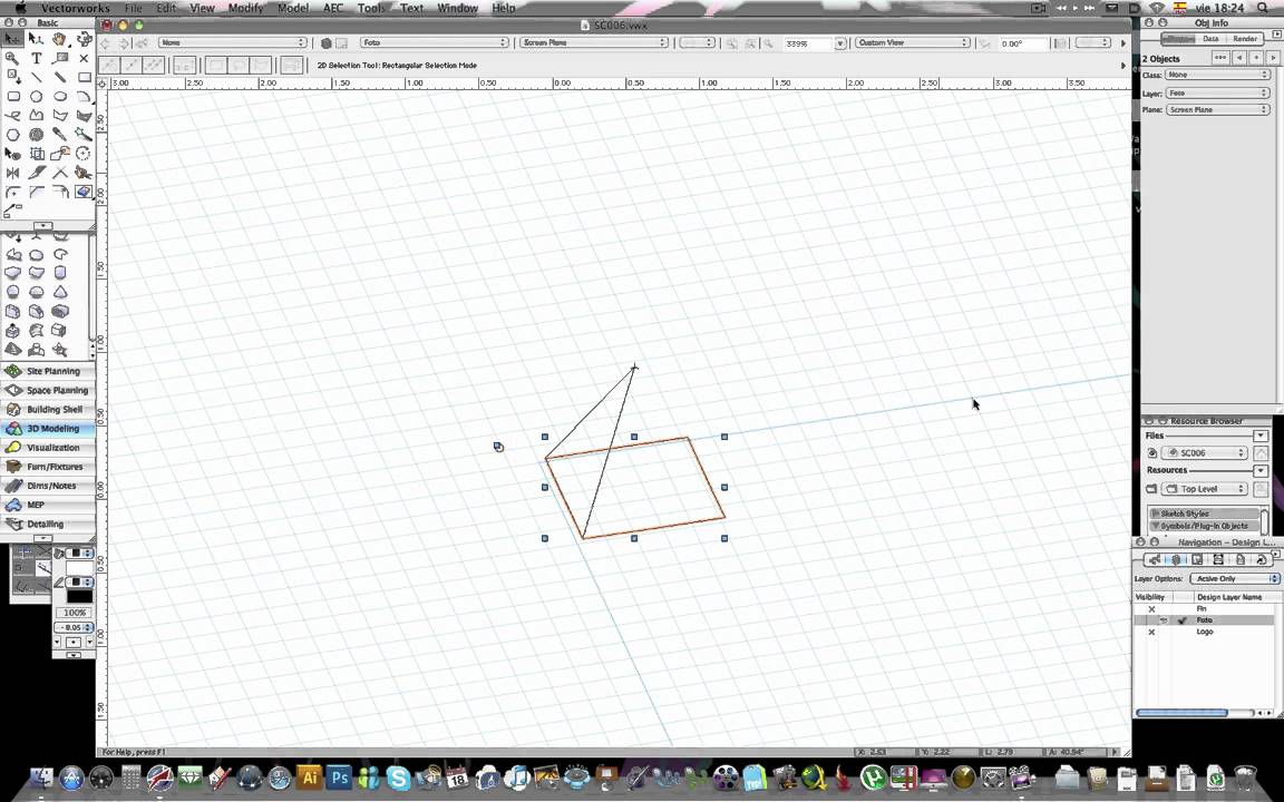 RV - 007 - Estructuras espaciales en Vectorworks