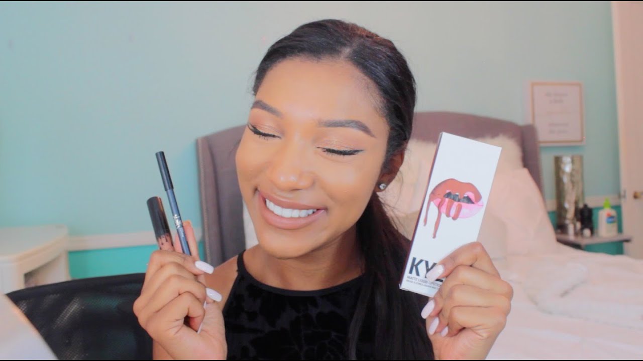 BROWN SUGAR KYLIE LIP KIT ♡|  Perfect Nude for Brown Skin?
