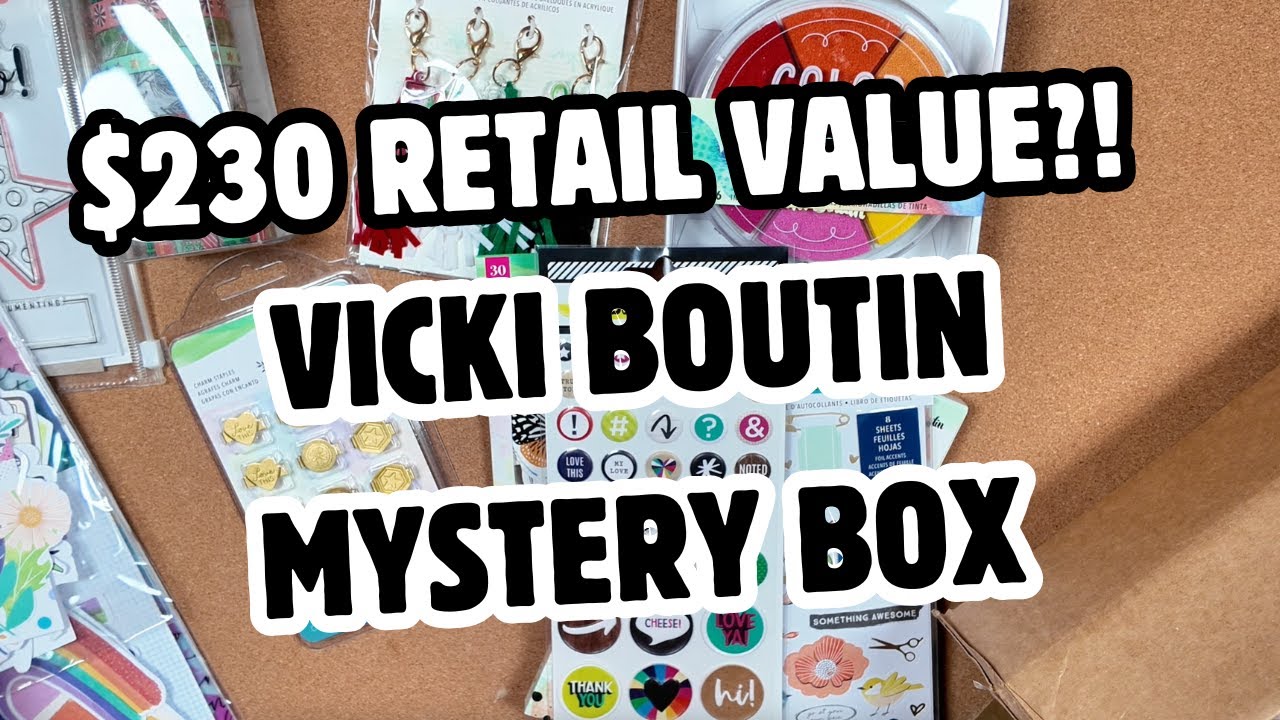 Распаковка подарочного набора-сюрприза от Vicki Boutin Craft! Стоимость 230 долларов. Мне повезло...