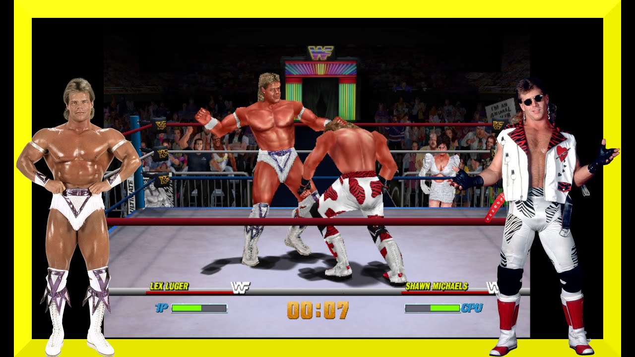 WWF Legends Challenge 64 Lex Luger vs Shawn Michaels