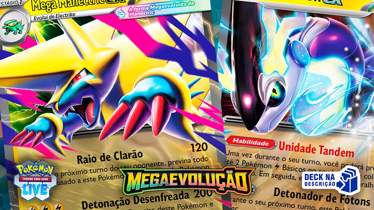 Mega Manectric EX + Miraidon EX ⚡ Deck El&eacute;trico ⚡ Deck na Descri&ccedil;&atilde;o -Pokemon TCG Live