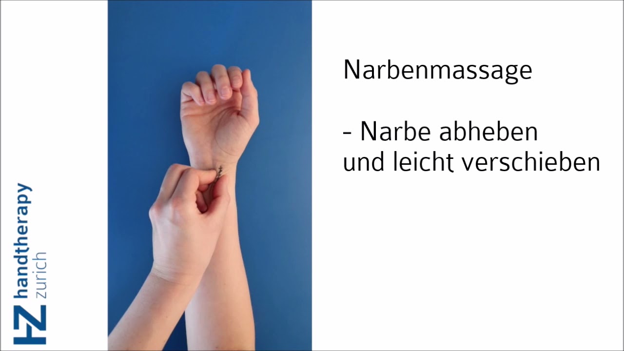 Narbenbehandlung Handtherapie