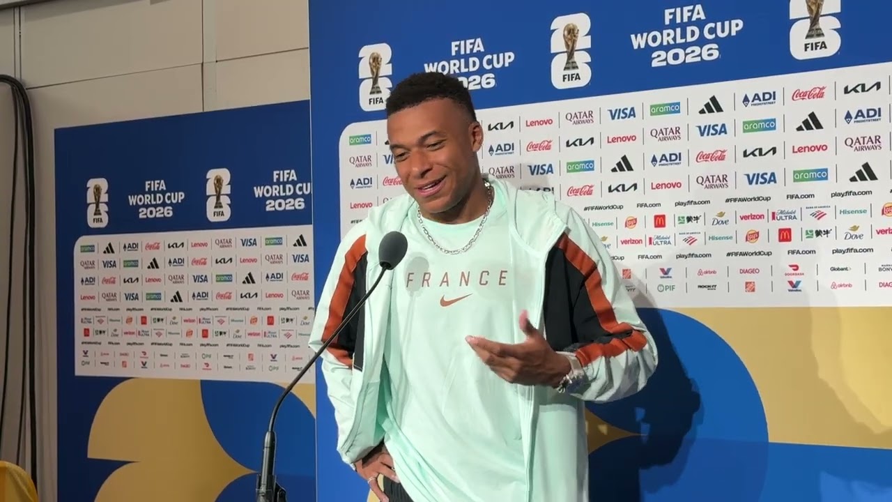 Kylian Mbapp&eacute; r&eacute;agit &agrave; son nouveau doubl&eacute; et &agrave; la victoire de la France contre l&rsquo;Irak