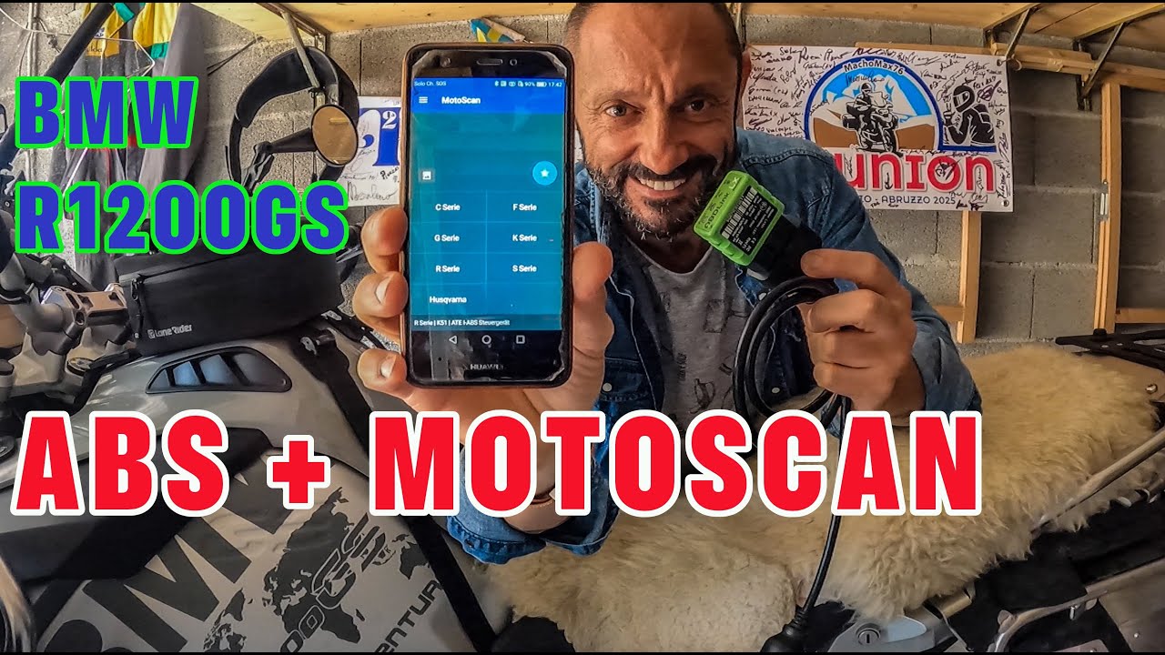 🧨MOTOSCAN ed 🛠️ ABS su BMW ♥️ R1200GS ADV