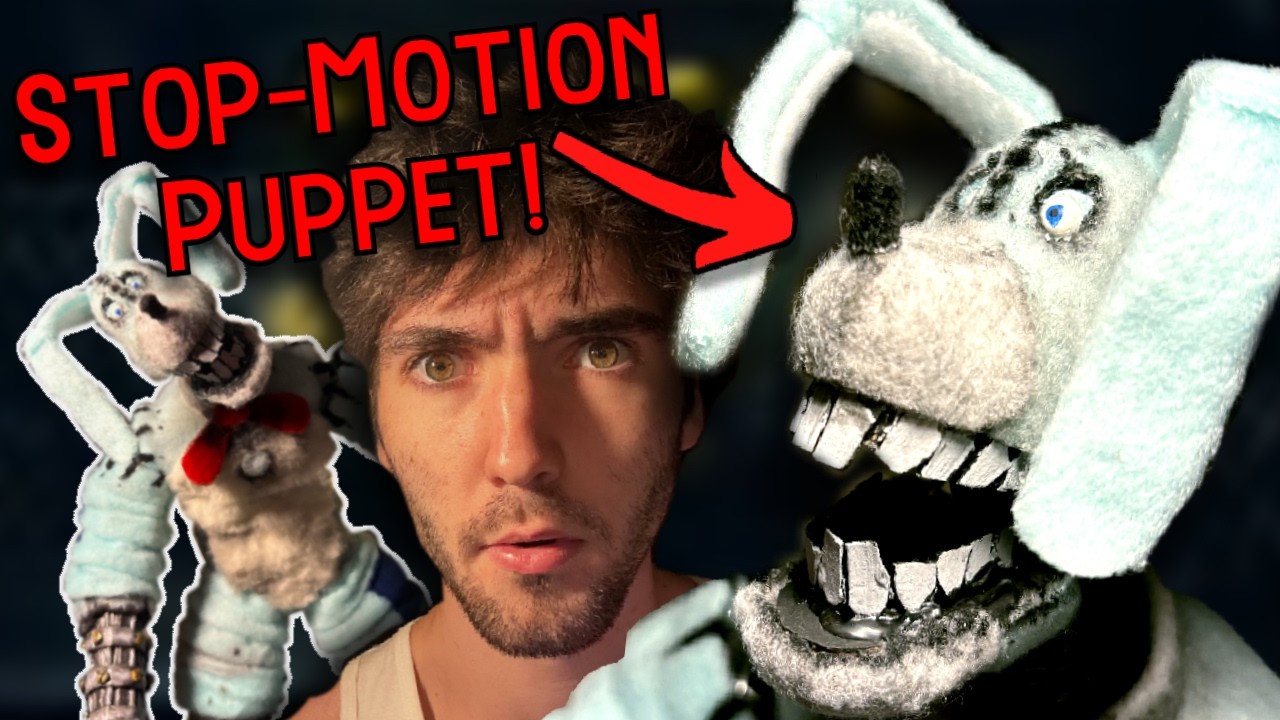 How I made BON from The Walten Files!! (Stop-Motion Figure)