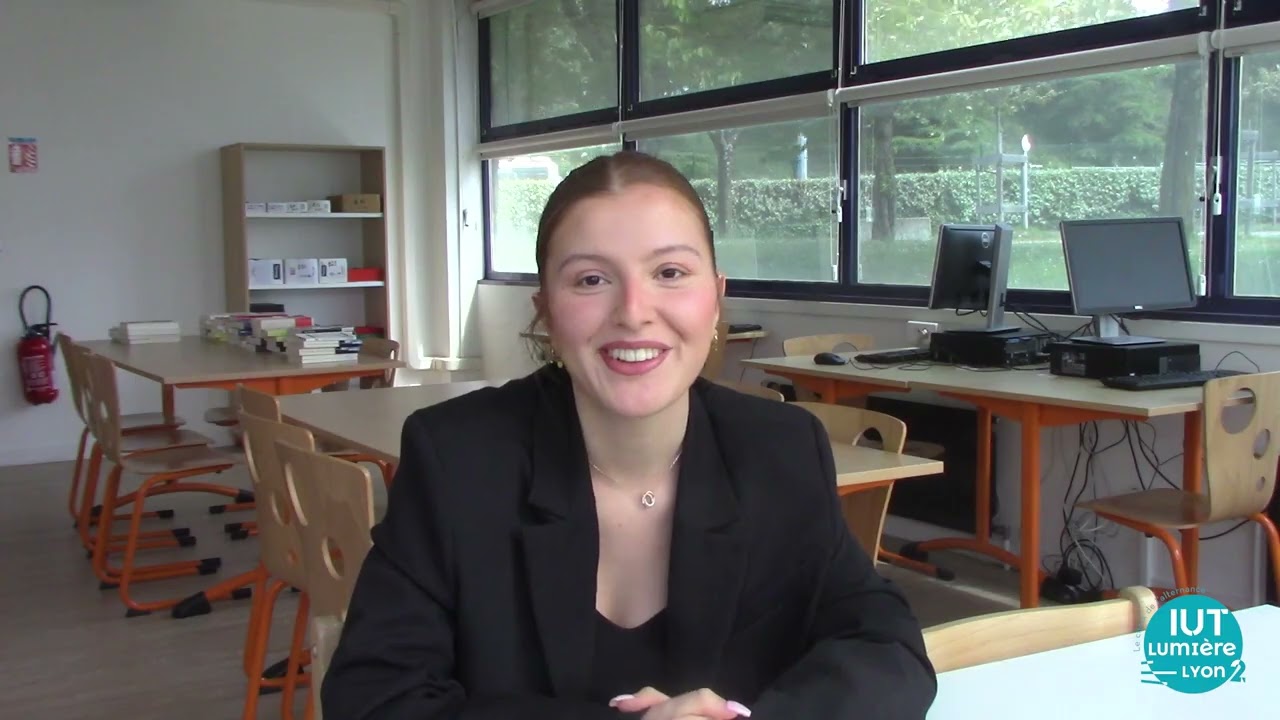 Apolline SAC, étudiante en BUT GEA et titulaire d'un bac STMG