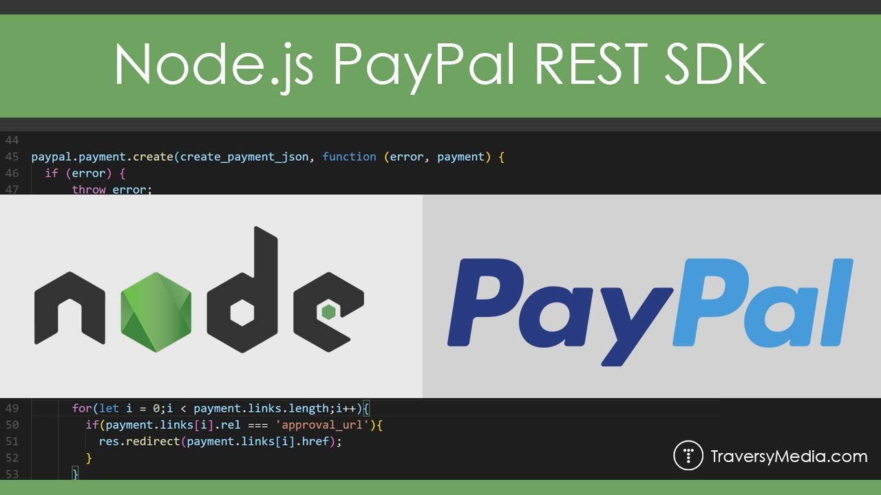 Intro To The Node.js PayPal REST SDK