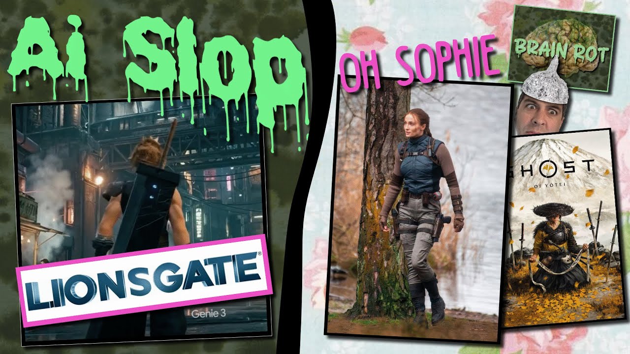 Софи Тернер — любительница покрутить кости в Tomb Raider, Ghost of Yotei Grift и FF7 Remake!