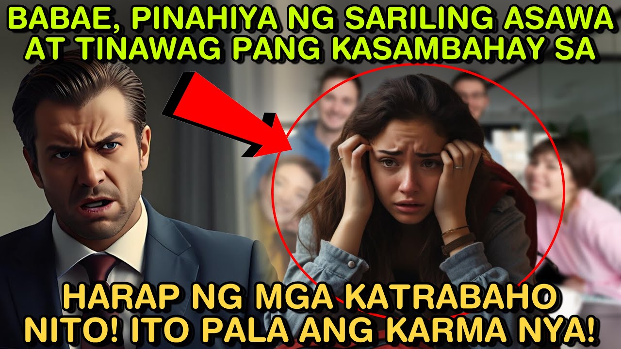 BABAE PINAHIYA NG SARILING ASAWA AT TINAWAG PANG KASAMBAHAY SA HARAP NG MGA KATRABAHO NITO! ITO PALA