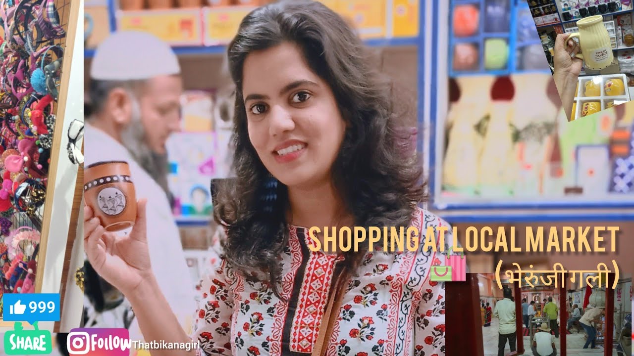 🛍️Shopping at Local Market| Bikaner Baajar| Bherunjii ki gali|
