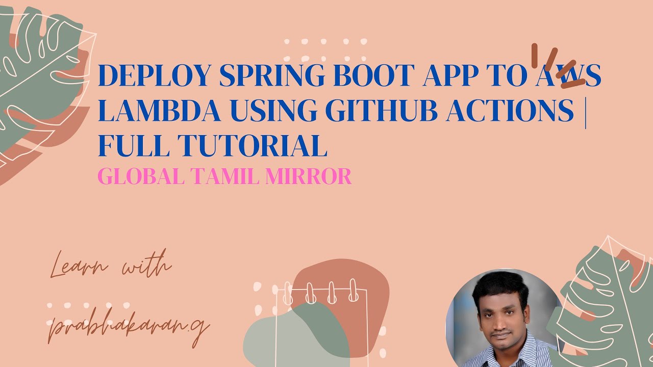 Deploy Spring Boot App to AWS Lambda using GitHub Actions | Full Tutorial