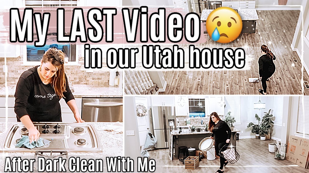 😢 EMOTIONAL AFTER DARK CLEAN WITH ME 2021 :: THE LAST VIDEO IN OUR HOUSE BEFORE WE MOVE TO ARIZONA