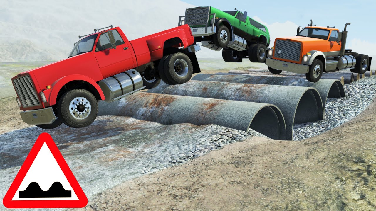 BeamNG Drive - Suspension & Stress Testing Gavril D55 Mod