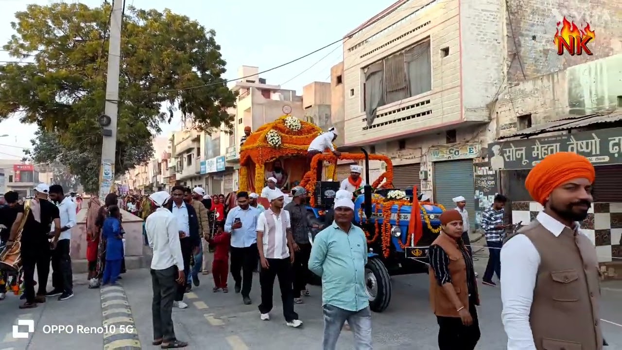 संत शिरोमणि गुरु रविदास जी के जन्मपर्व पर टोहाना में शोभायात्रा