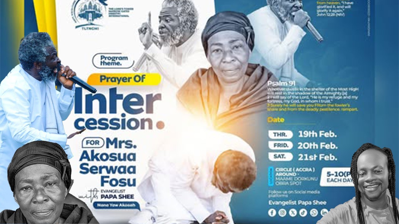 LIVE NOW 🔴ONGOING PRAYER OF INTERCESSION FOR AKOUSUA SERWAA & TEAM LEGAL WIVES WITH PAPA SHEE DAY 1