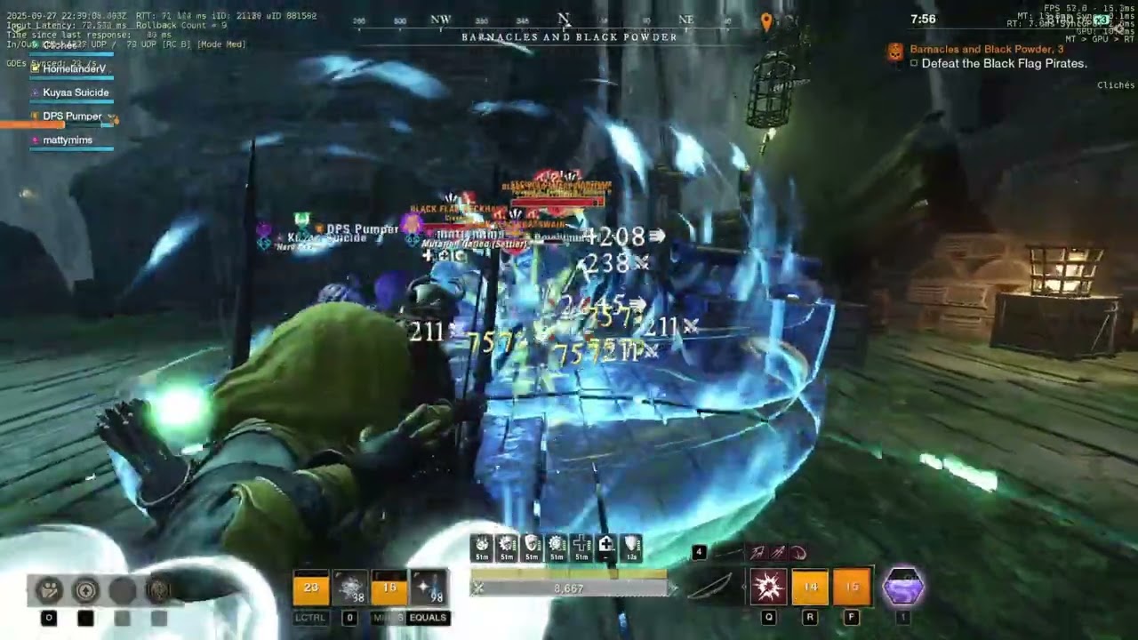 New World: Aeternum. Barnacles and Black Powder M3 Score Run. Spear POV