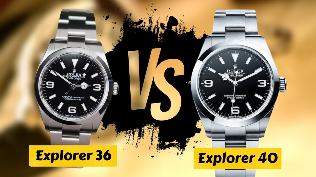 Я купил не те часы Rolex Explorer? Rolex Explorer 36 против 40