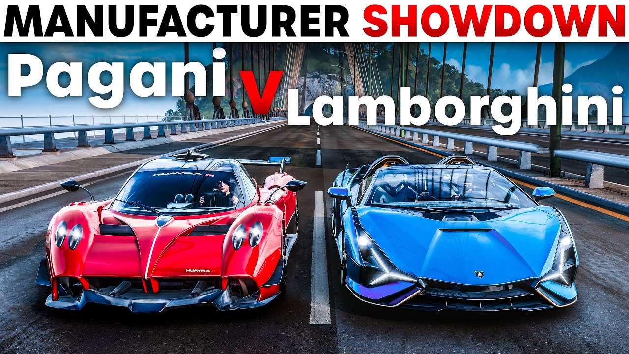 Forza Horizon 5 | Pagani VS Lamborghini | Manufacturer Showdown!