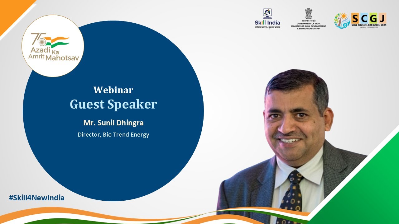 Webinar on Role of biomass and bio-energy technologies towards sustainable energy transition.