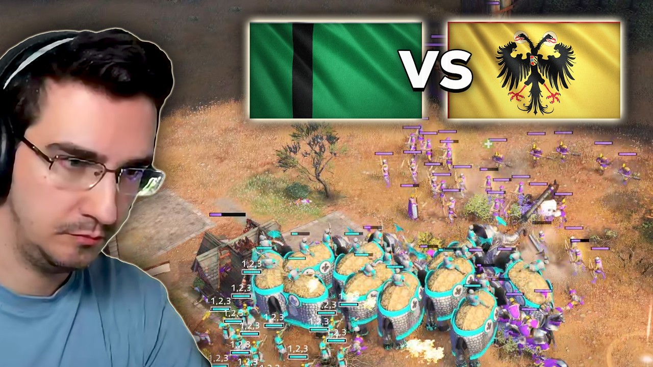 War Elephants Take On Holy Roman Empire in AOE4...