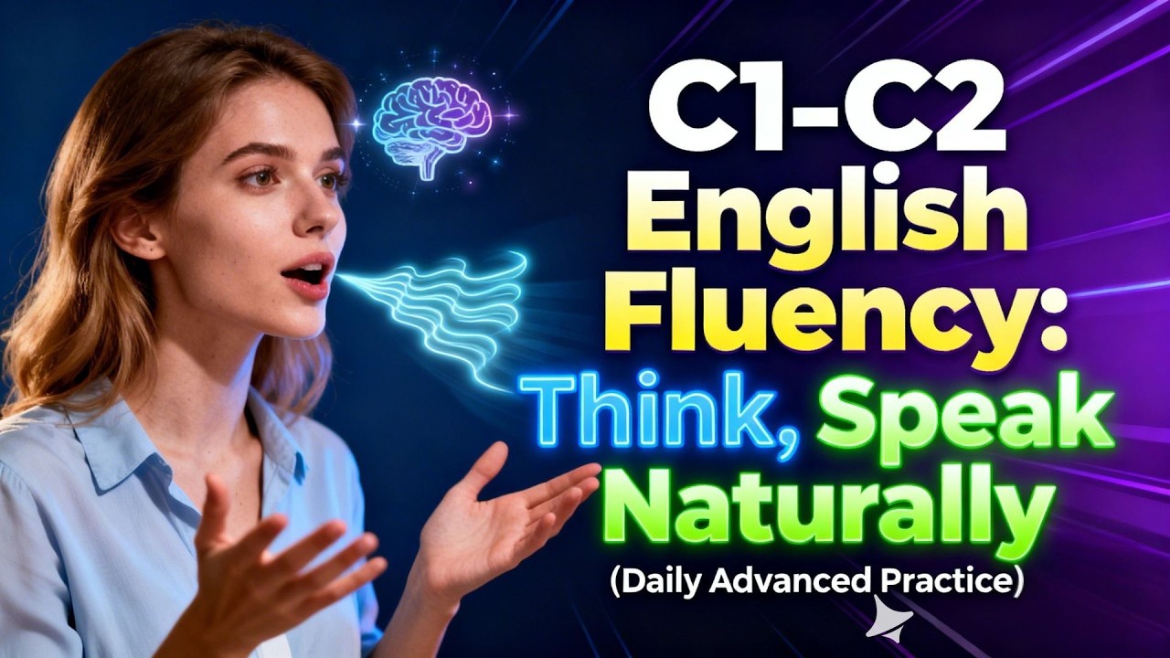 C1–C2 English Fluency: Think Fast, Speak Naturally (Daily Advanced Practice)