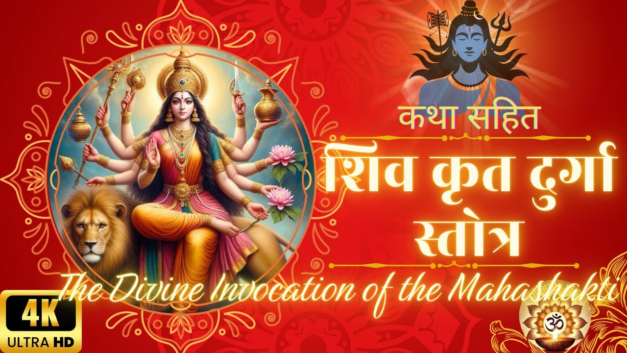 दुर्गा स्तुति – शिव कृत दुर्गा स्तोत्र | कथा सहित |The Divine Invocation of the Mahashakti#durga#new