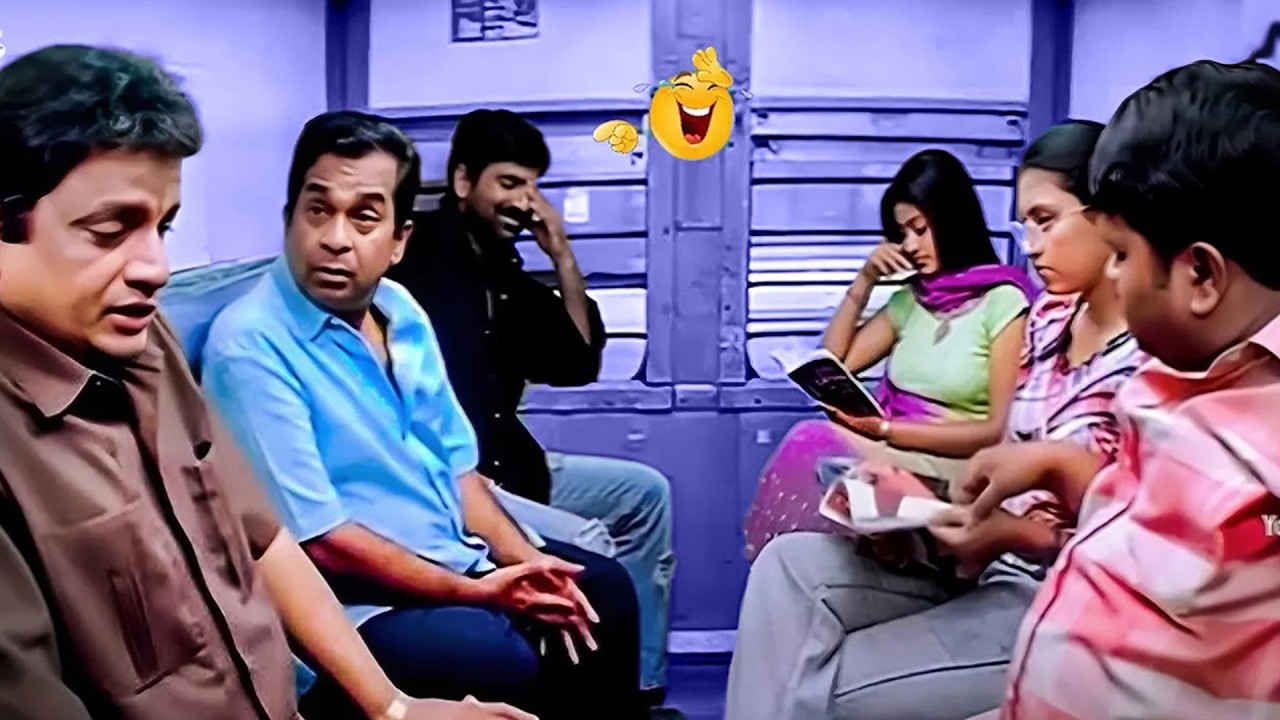 కడుపుబ్బా నవ్వుకోండి..! | Venky Movie Train Comedy Scenes | Brahmanandam Comedy Scenes