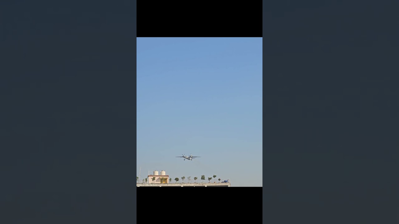 Indian Air Force Aircraft Antonov An-32RE Landing Video |#shortsvideo #shorts #viralvideo