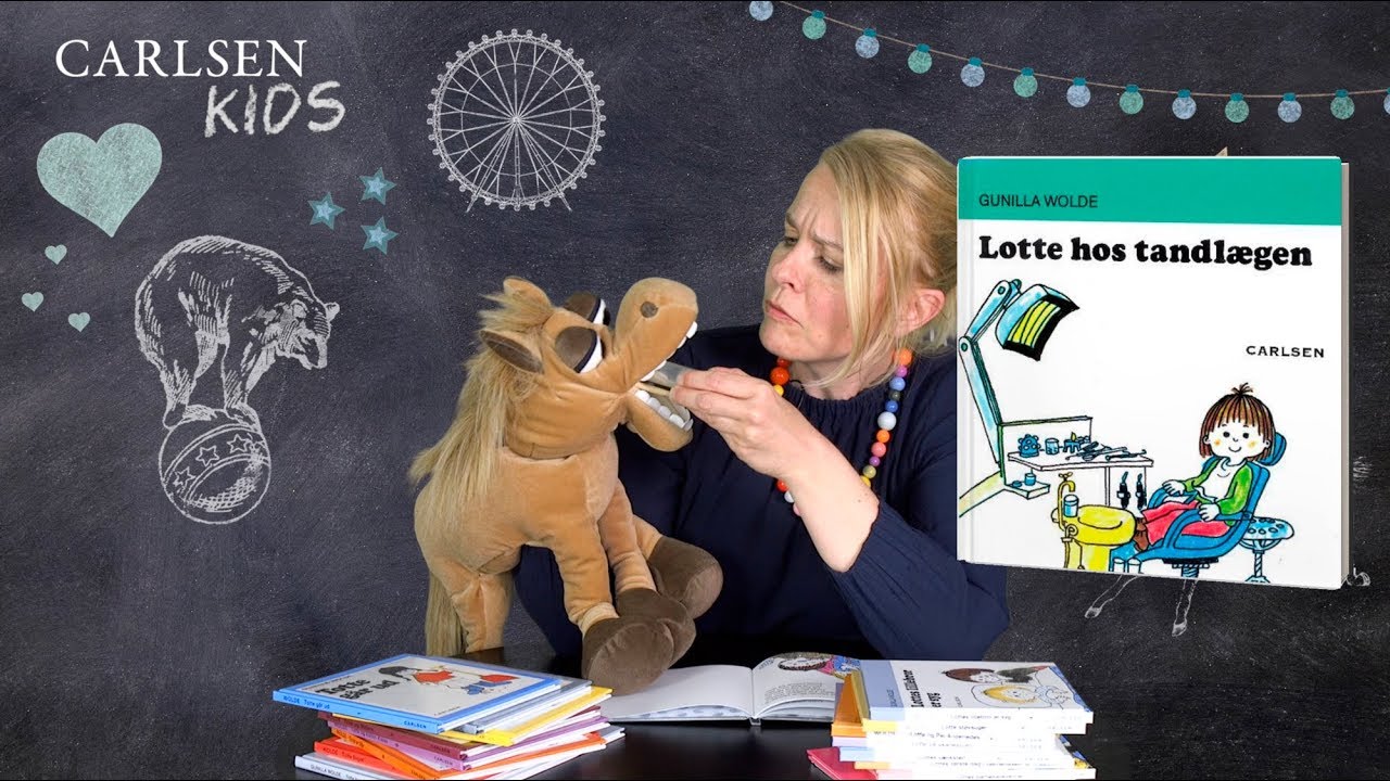 Lotte hos tandlægen | Af Gunilla Wolde | Carlsen Kids | Højtlæsning for børn