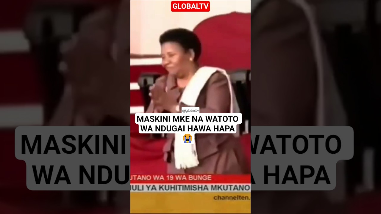 😭MASKINI MKE NA WATOTO WA JOB NDUGAI😭🖤 #breaking #globaltv #maktaba #ndugai #rip #tanzania #shorts