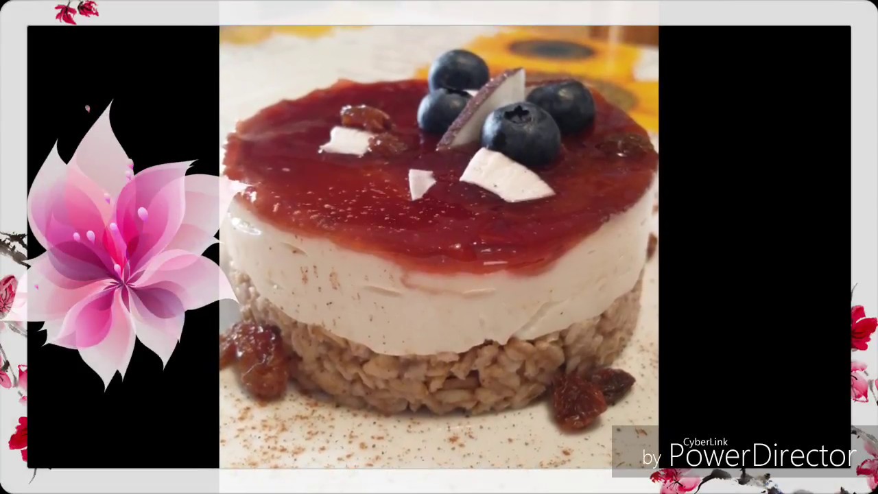 Cheesecake fit e light che NON FA INGRASSARE-fresca e facile da preparare-senza zucchero-senza burro
