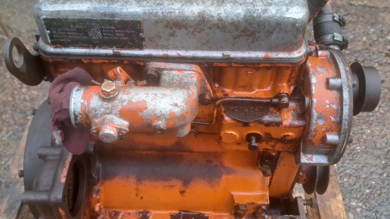 PERKINS P3 DIESEL ENGINE - TEST RUN, to fit an Allis Chalmers Model B tractor- For Sale JAN26