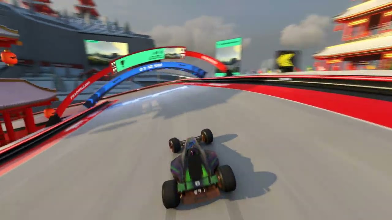 TrackMania Map 20 Round one crazy flip - total time : 2:02:479
