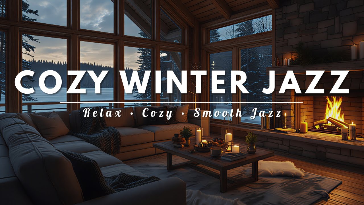 Cozy Winter Jazz ❄️ Smooth Piano Music for Relax, Study, Work & Calm Moments