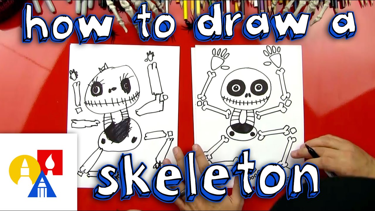 How To Draw A Skeleton