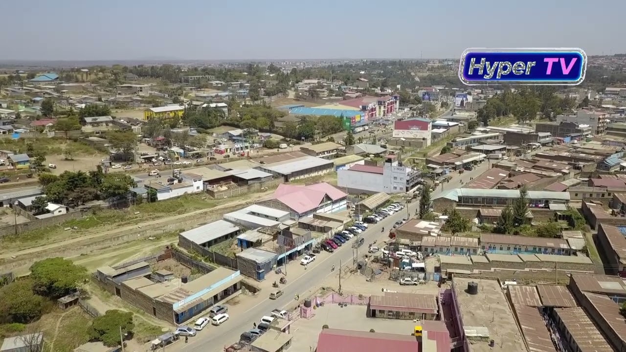 Narok Town droneshot