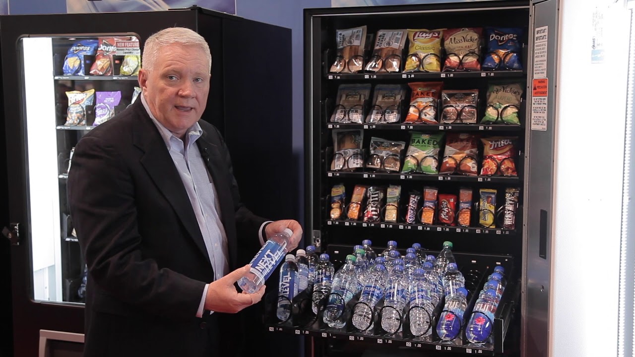 Offer beverages and food in a single vending machine