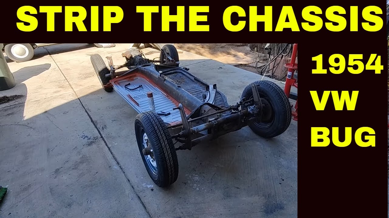 1954 VW BEETLE Restoration - Full chassis Tear down - Surprise - rusted out metalwork?