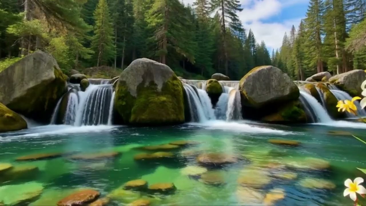 Deep Calm Nature Sounds 🌊 River Sounds & Birds for Anxiety Relief